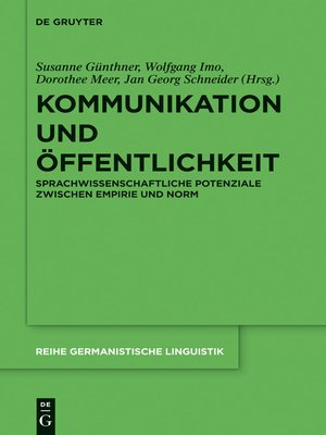 cover image of Kommunikation und Öffentlichkeit